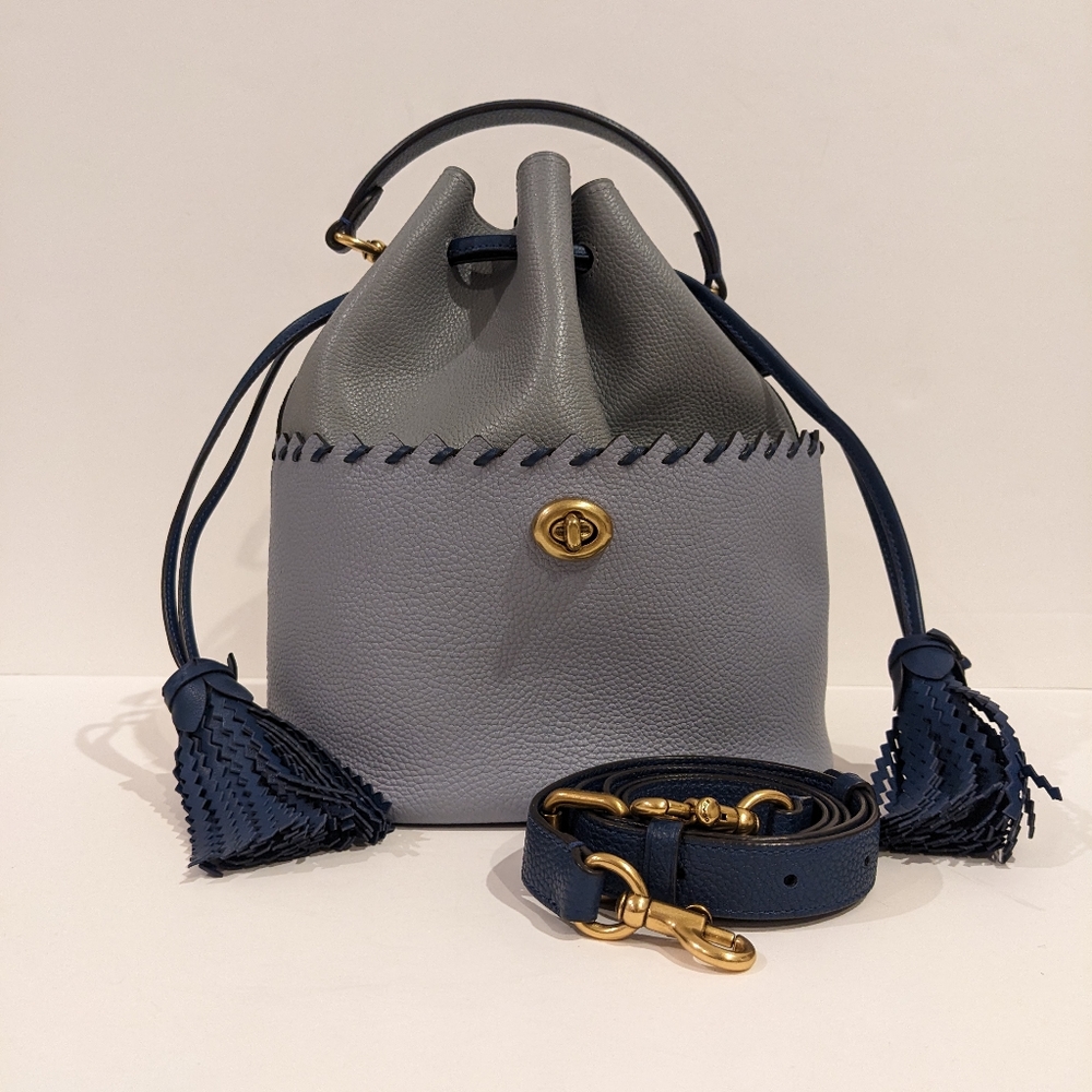 Coach Lora Bucket Bag With Whipstitch